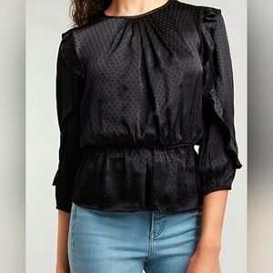Elegant Black Women's Top